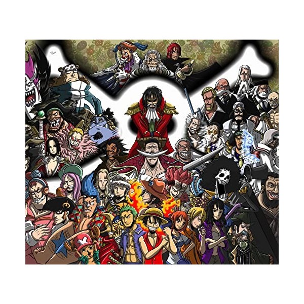 Puzzle 2000 Pièces One Piece Poster Manga Adulte 100x70cm Puzzle Adulte Classique Puzzle 2000 Pièces One Piece Puzzle Adulte 