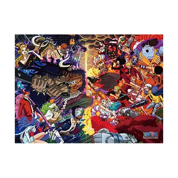 Puzzle Adulte 2000 Pièces One Piece Poster Manga Puzzle Classique Kit Puzzle Jeu éducatif Jouets Cadeau Unique Décor À La Mai