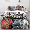ONE PIECE Marshall D. Teach Anime ensembles de literie dessin animé 3D imprimé Polyester tissu 1 housse de couette + 1/2 taie