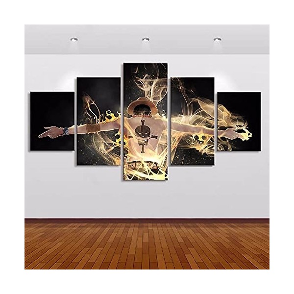 MPPSU Personnages DAnime One-Piece Poster Tableaux, Posters et Arts Décoratifs Tableau Cuisine Decoration Murale Salon Moder