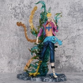 SKLTN Anime One Piece Marco Phoenix Fire Version Figure Whitebeard Pirates GK Collection Modèle Figurine Décoration Ornements