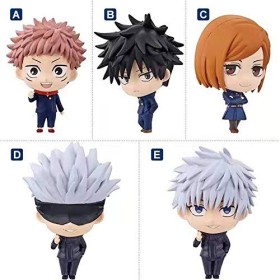 Lot de 5 Figurines daction Gojo Satoru Itadori Yuji Ryomen Sukuna modèle danime Fushiguro Megumi Kugisaki Nobara Version Q 