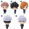 Lot de 5 Figurines daction Gojo Satoru Itadori Yuji Ryomen Sukuna modèle danime Fushiguro Megumi Kugisaki Nobara Version Q 