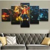 MPPSU One Piece Anime Manga Luffy Poster Tableaux, Posters et Arts Décoratifs Tableau Cuisine Decoration Murale Salon Moderne