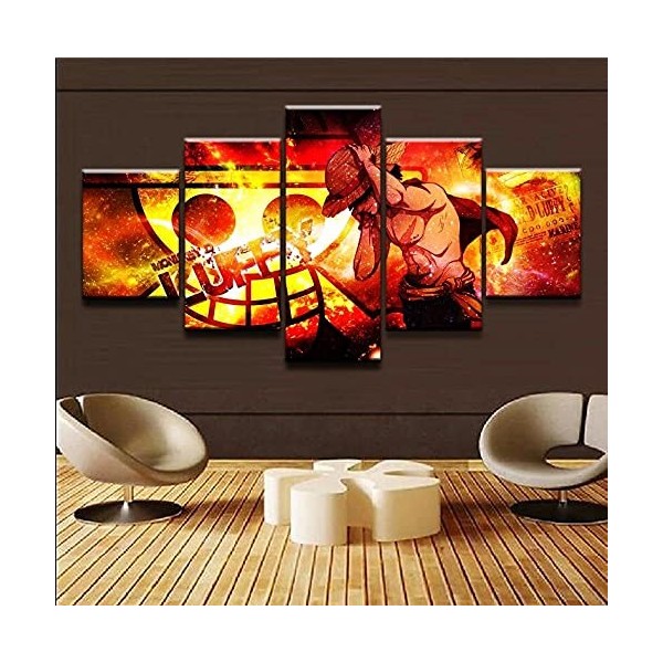 MPPSU Personnages DAnime DUne One-Piece Poster Tableaux, Posters et Arts Décoratifs Tableau Cuisine Decoration Murale Salon