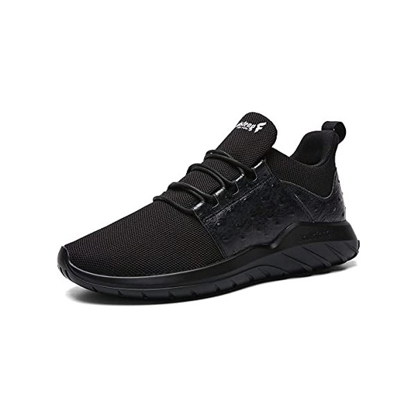 soulsfeng Baskets Respirante Chaussures Sport Légères Mode Chaussures de Course Hommes/Femmes Blanc Taille 43