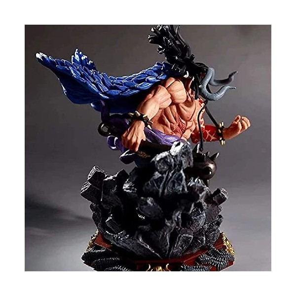 ZHLFDC Anime Toy GK Battle Kaido Scène Basic Boxed Modèle One Piece Quatre Empereurs Pirate Battle Version Kaido Kai du Metz 