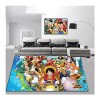 One Piece Anime One Piece Tapis Tapis De Sol Salon Zone Tapis, Tapis De Jeu pour Enfants 3D Tapis, Antidérapant Chambre Cheve