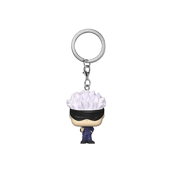 Funko Pop! Keychain: JJK - Satoru Gojo - Jujutsu Kaisen - Mini-Figurine en Vinyle à Collectionner Porte-clés Fantaisie - Cade