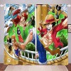 Bfrdollf Anime One Piece - Rideau occultant pour chambre à coucher - Impression 3D Luffy Zoro - Rideau pour enfants - Opaque 