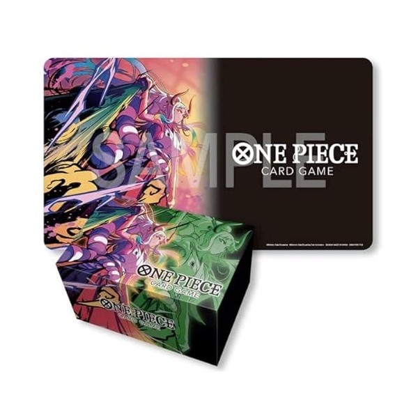 One Piece Card Game - Tapis de jeu et boîte de jeu coffre au trésor - Set + protection dexpédition Heartforcards® Yamato 