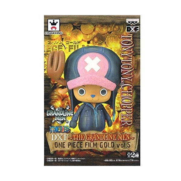 Banpresto - Figurine One Piece - Chopper Grandline Men Gold 8 cm - 3296580252992