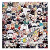 Jujutsu Kaisen Sticker Pack 100pcs, Vinyle Anime Stickers Autocollants pour Bouteilles Deau Ordinateur Portable Skateboard N