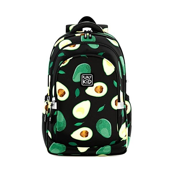 FunlyKid Sac à dos scolaire pour filles - cartable ultra léger, sac à dos pour lécole maternelle, collège et lycée, imperméa