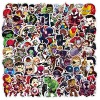 Jujutsu Kaisen Sticker Pack 100pcs, Vinyle Anime Stickers Autocollants pour Bouteilles Deau Ordinateur Portable Skateboard N