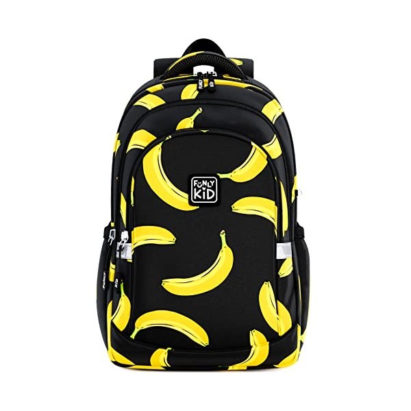 FunlyKid Sac à dos scolaire pour filles - cartable ultra léger, sac à dos pour lécole maternelle, collège et lycée, imperméa