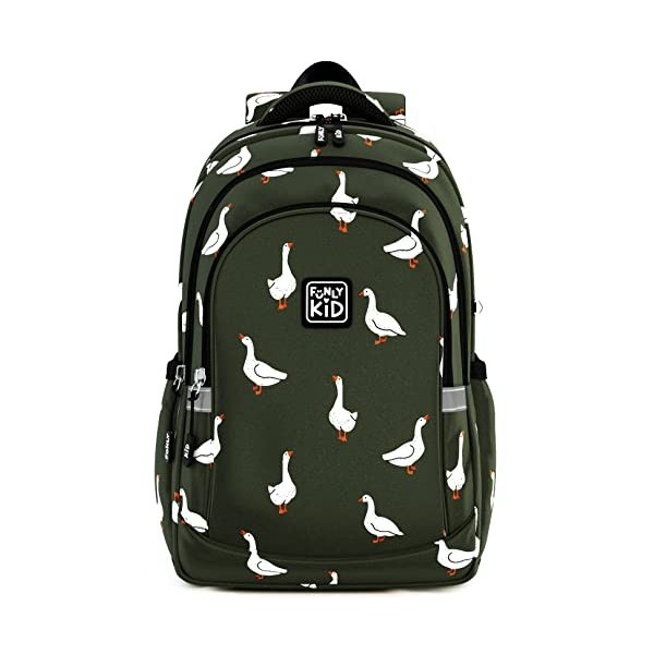 FunlyKid Sac à dos scolaire pour filles - cartable ultra léger, sac à dos pour lécole maternelle, collège et lycée, imperméa