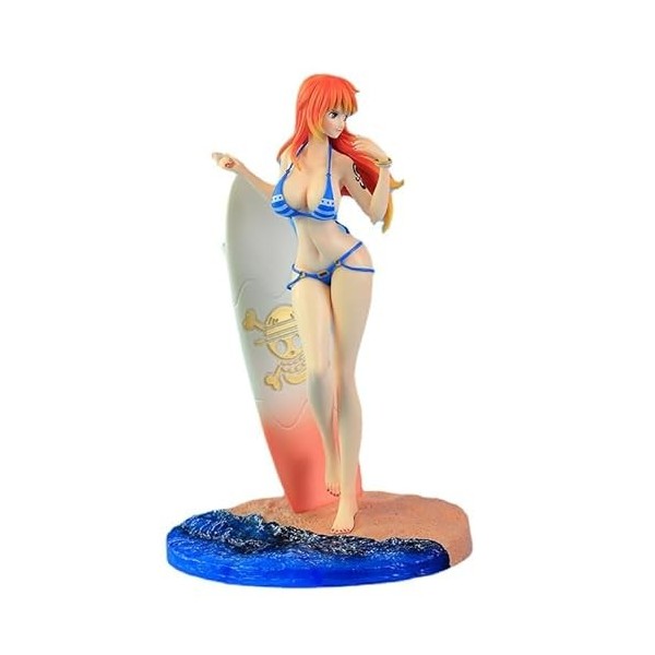 REOZIGN Figurines Nami, Statue de Figurine de Maillot de Bain Nami 33 cm/13 Pouces décorations de Personnage de Dessin animé 