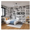 Papier peint Anime noir et blanc manga ONE PIECE chambre chambre dortoir chevet fond mur couleur-208*146CM
