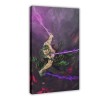 One Piece Theme Series Roronoa Zoro Anime Poster 17 - Décoration pour chambre à coucher, bureau, chambre - Cadre cadeau - 40 