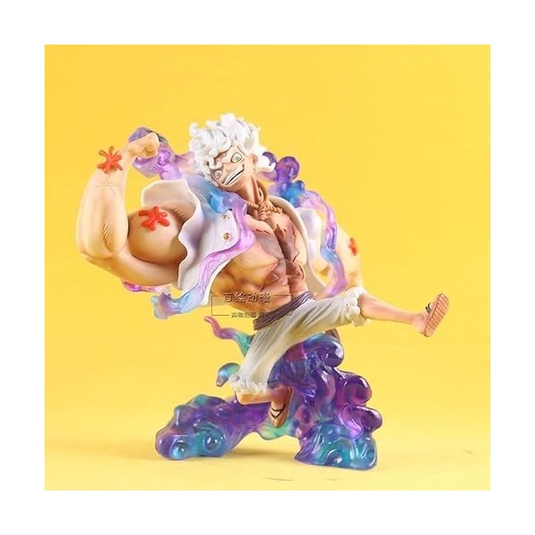 REOZIGN Figurines One Piece, Luffy Figure Nika Luffy Statue 17cm/6.7inch Hercules Nika Luffy PVC Action Figure Modèle Jouet d