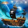 Addshiny Maquette Bateau Pirate Jeux De Construction, Blocs de du Navire Pirates des Caraïbes, Seagull No. Gull pour Enfants 