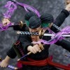 Anjinguang Figurine de dessin animé Roronoa Zoro - Jolie posture de combat - Décoration de bureau - Cadeau danniversaire - F