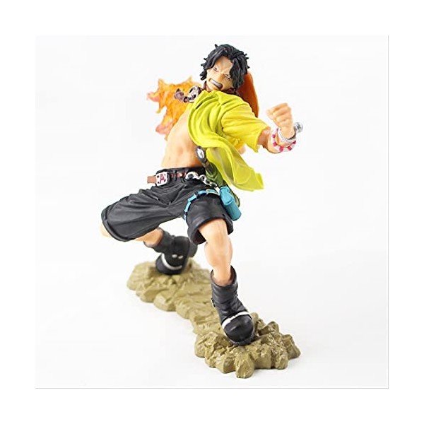 QWYU Anime One Piece Scultures The Tag Team Portgas D Ace 20ème Figurine en PVC