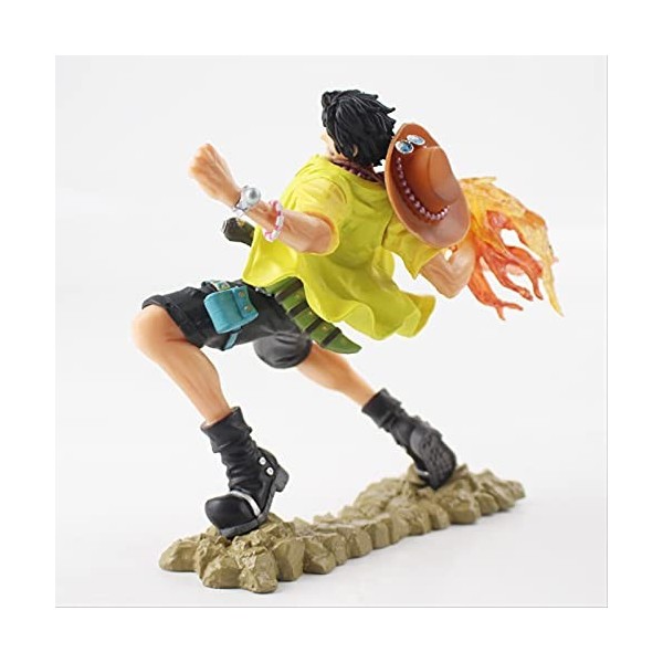 QWYU Anime One Piece Scultures The Tag Team Portgas D Ace 20ème Figurine en PVC