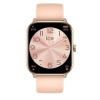 ICE-WATCH - Ice Smart Rose Gold White - Montre Connectée Rose-Gold pour Femme avec Bracelet en Silicone - 021413 1,85" 