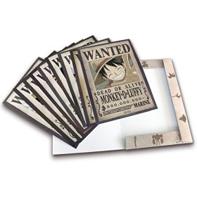 ABYSTYLE - ONE PIECE - Portfolio 9 posters wanted Luffys crew 21x29,7 