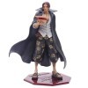 Figurine One Piece Shanks à poils rouges - 25 cm - Figurine de dessin animé en PVC - Jouet à collectionner pour les fans dan