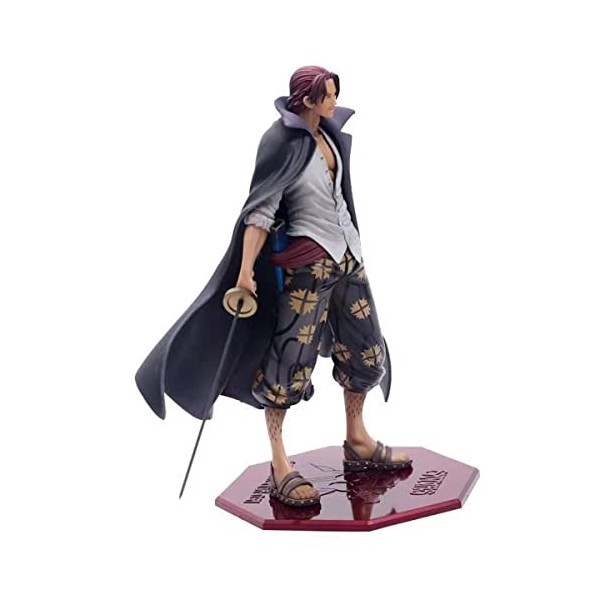 Shanks avec épée One Piece Anime Action Figurine Toy Model 25cm