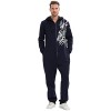 Combinaison Noire à Capuche Pour Homme Pyjama Grenouillere Pyjama Cars Adulte Combinaison Pyjama Homme One Piece Homewear One
