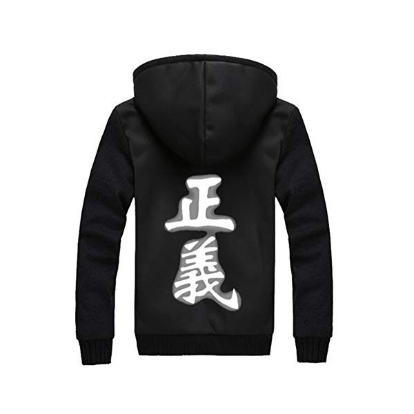 WANHONGYUE Anime One Piece Luffy Lumineux Épaissir Hoodie Veste à Capuche Adulte Cosplay Hiver Chaud Plus Velours Pull Sweat-