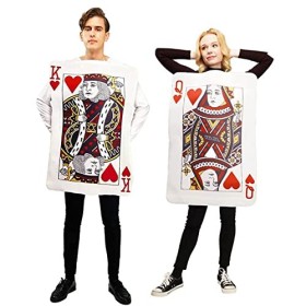 thematys Costume alimentaire déguisement de partenaire | Milk & Cookie | Cartes à jouer | Chocolat | Hommes | Femmes | Carnav