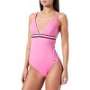 Tommy Hilfiger Triangle One Piece Rp Maillot de Bain Une Pice, Radiant Pink, S Femme