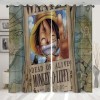 Enfunt-Home Anime One Piece Rideaux,Luffy Rideau Impression 3D Rideau Occultant Oeillets Ensemble Lot de 2 Rideaux Occultants