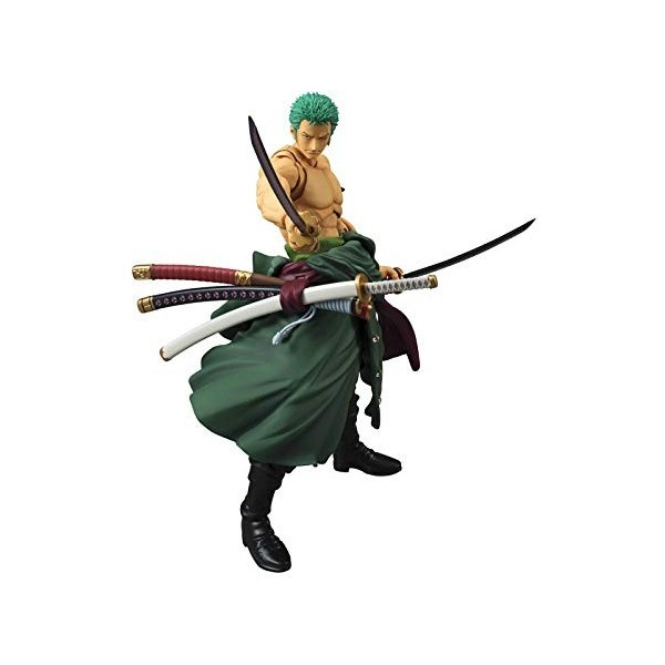 MyrRhe Figurine DAction, Figurine 18 Cm Anime One Piece Roronoa Zoro Monkey D. Ruffy Articulations Mobiles Pvc Figurine Joue