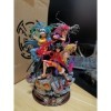 PVC Figurine One- Piece Action Figure Straw Hat Luffy/Law/EustassKid ，Three Captains Battle of Onigashima cter Statue Model G
