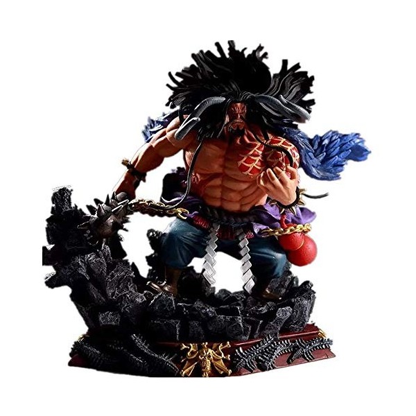 One Piece - Figurine Kaido - En PVC - 19 cm - En PVC - En forme de combat - Figurine de Kaido - Jouet à collectionner - Cadea