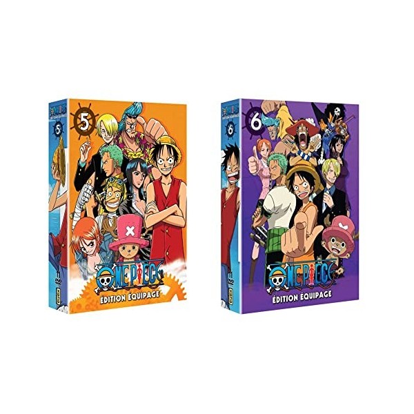 One 5-11 DVD & One Piece-Édition équipage-Coffret 6-11 DVD