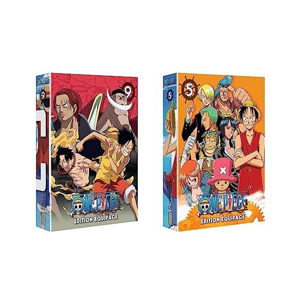 Citel Vidéo One Piece-Édition équipage-Coffret 9-12 DVD & One Piece-Édition équipage-Coffret 5-11 DVD
