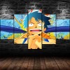 SIMORRA GUANGFAN - 5 Impression Sur Toile Tableau - One Piece Monkey D. Luffy Affiche 176-5 Panneau Sport Image Peinture Hd T