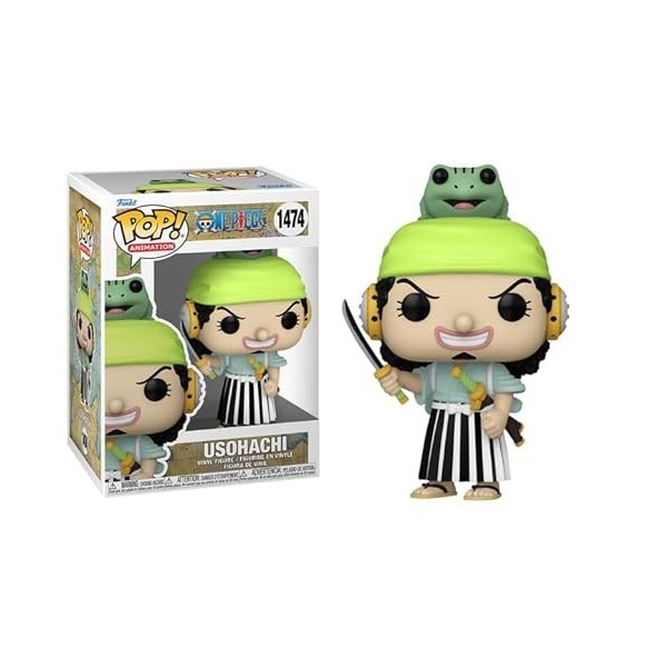 POP Anime : One Piece - Usohachi Wano Usopp Funko Figurine en vinyle livrée avec étui de protection compatible , multicolo