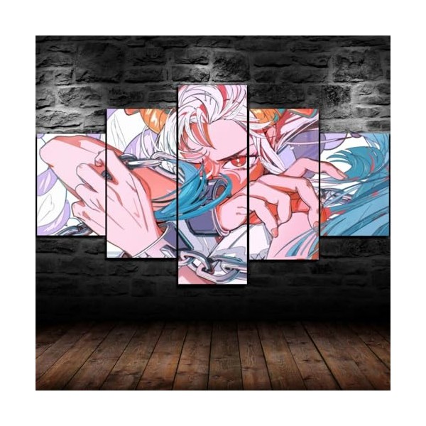 KOPAKA Impression sur Toile intissée One Piece 150x80 cm - 5 Pieces - Tableau mural Image sur Toile Photo Images Motif Modern