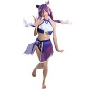 Femmes Genshin Keqing Anime Style Été Dessin animé Sexy Maillots de Bain Cover-Up One Piece Maillot de Bain Bikini Set Cospla