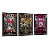 Poster One Piece Wanted - Décoration murale - Motif Chopper - 60 x 90 cm