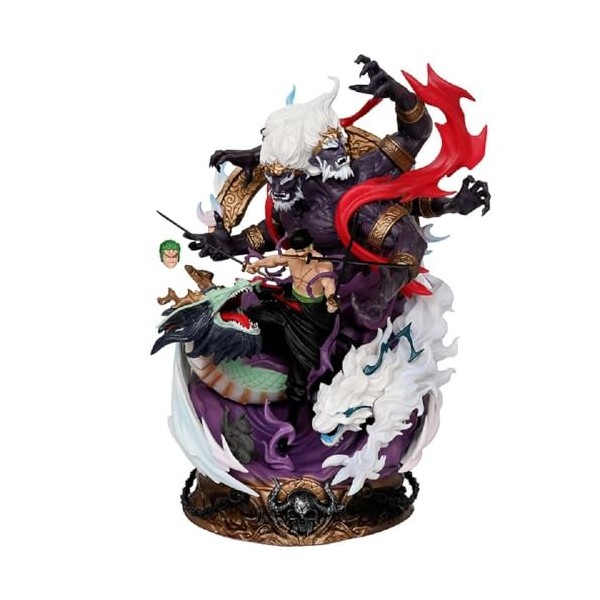 OBABO Anime Figures One Piece Hell Zoro Enma Zoro King Ornaments Statues Gift for Anime Lovers