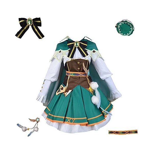 OSIAS Genshin Impact Venti Dress Version Cosplay Costume M 